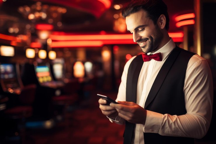 Layar bonus permainan Hacksaw Gaming dengan fitur putaran gratis